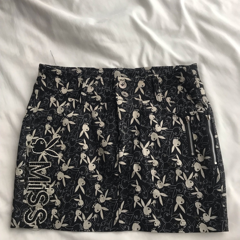 Y2K Playboy Bunny Mini Skirt